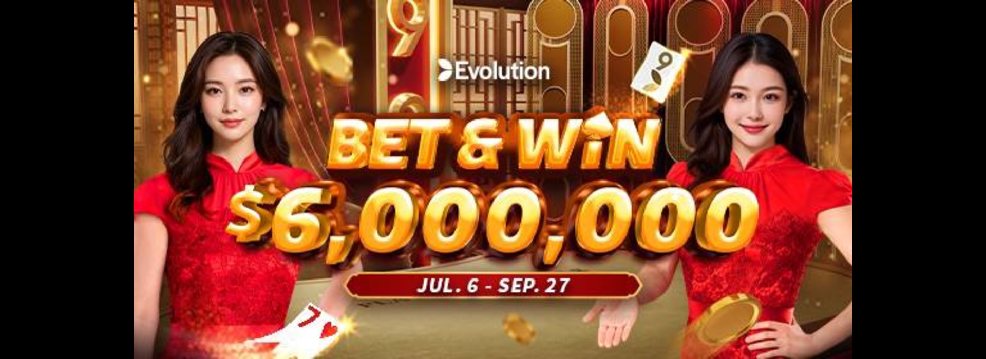 WhiteCliff - Evolution 2026 Bet & Win Q3 Promotion